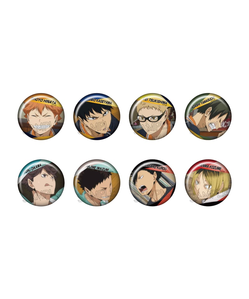 ハイキュー百面相缶バッジVol.2 Vol.3 ,ハイキュー缶バッジコレクション ハイキュー!! 百面相缶バッジ vol.1/ vol.2 / vol.3 / vol.4 全