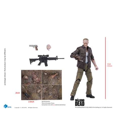 【予約】ウォーキング・デッド 1/18 アクションフィギュア メルル・ディクソン　［ハイヤトイズ］