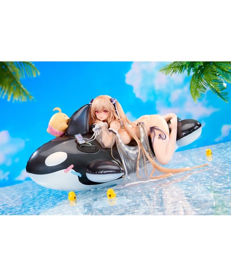 アズールレーン アンカレッジ ドルフィンブルー・レッスンVer.　1/7　塗装済み完成品　［APEX-TOYS］