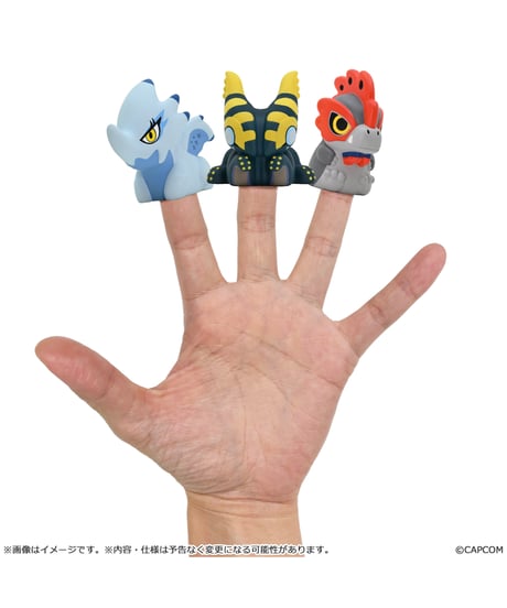 【予約】カプコンフィギュアビルダー フィンガーパペット モンスターハンター Vol.3 　8個入り1BOX　[カプコン]