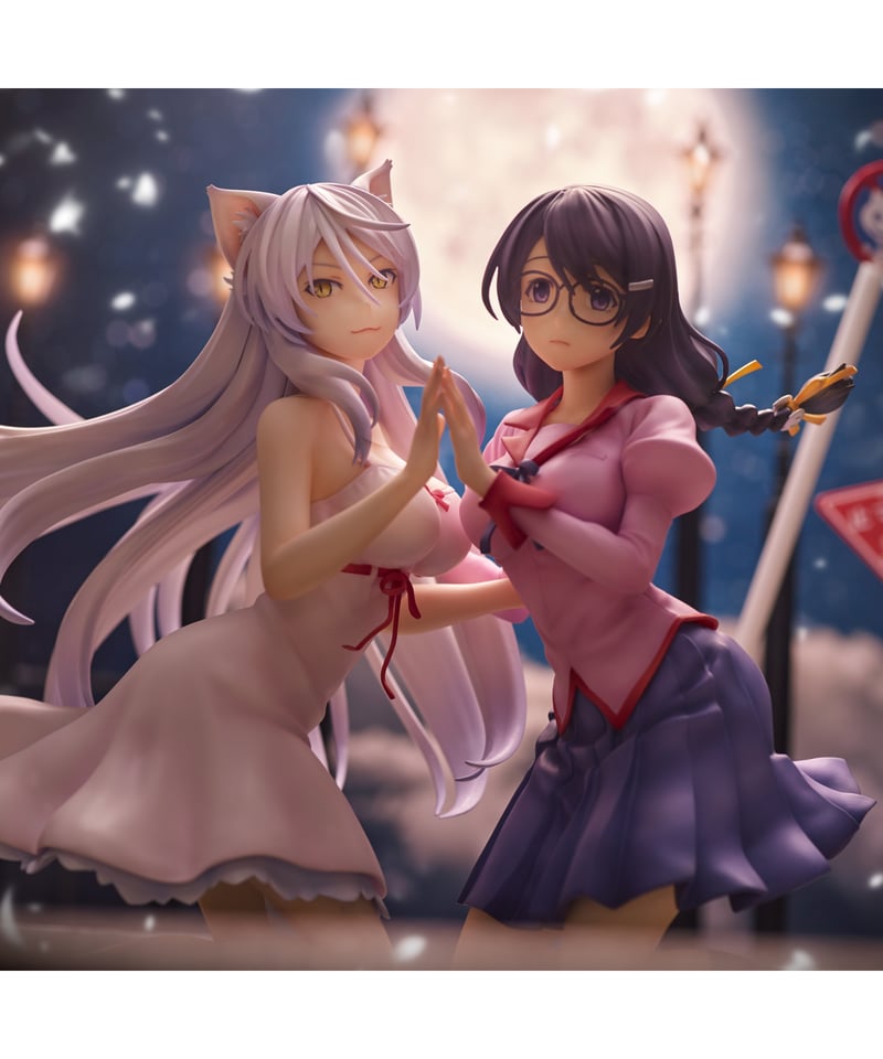 猫物語』羽川翼2体セット 【再販24】 彩色済み完成品フィギュア