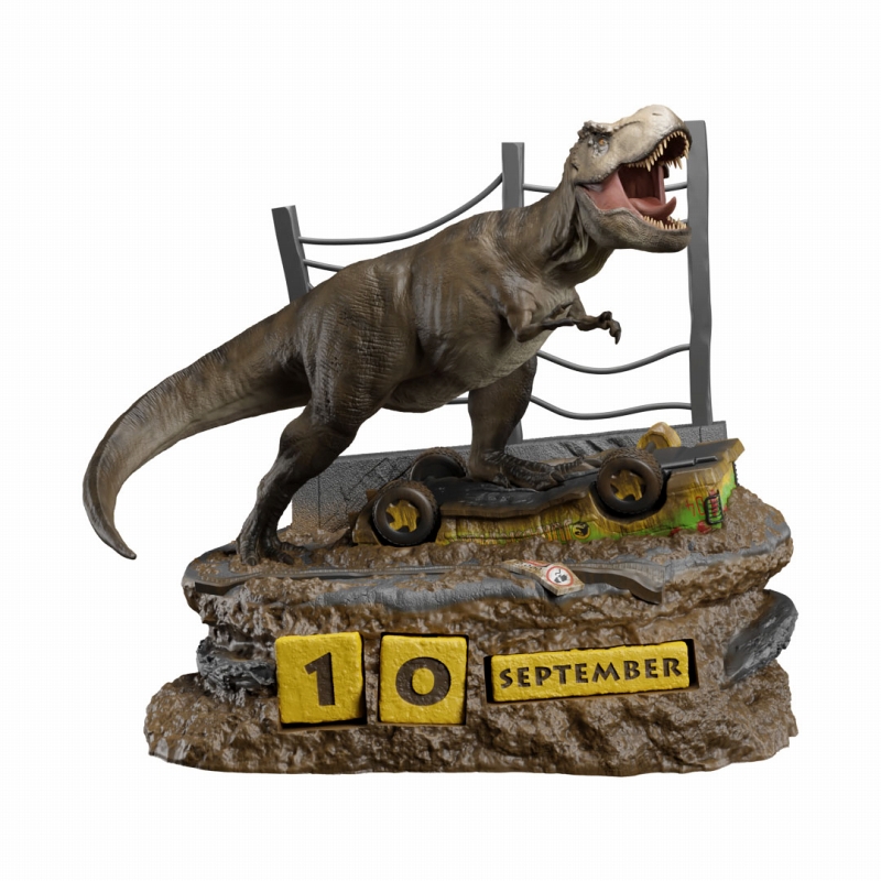 ジュラシック・パーク　T-REX　3D万年カレンダー　スタチュー　フィギュア ジュラシック・パーク/ T-REX 3D万年カレンダー | WonderToys