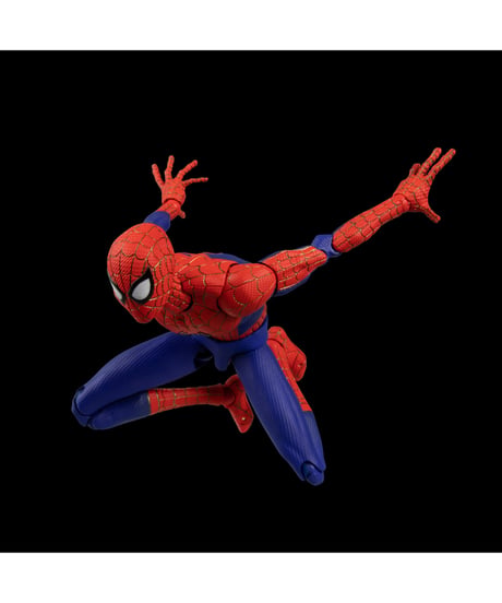 スパイダーマン：スパイダーバース　SVアクション ピーター・B・ パーカー／スパイダーマン  通常版（二次再販）　 PVC&ABS製　塗装済み可動フィギュア　［千値練］