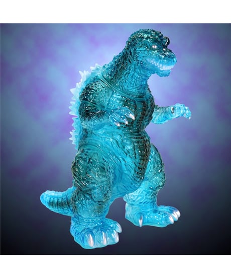 【予約】BIGレトロソフビシリーズ ゴジラ（2001）ヒートクリアブルー Ver.　彩色済み完成品　［CCPJAPAN］