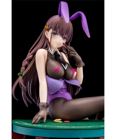 聖剣学院の魔剣使い　エルフィーネ・フィレット　花紫のバニーフィギュアwithぺろりシステム