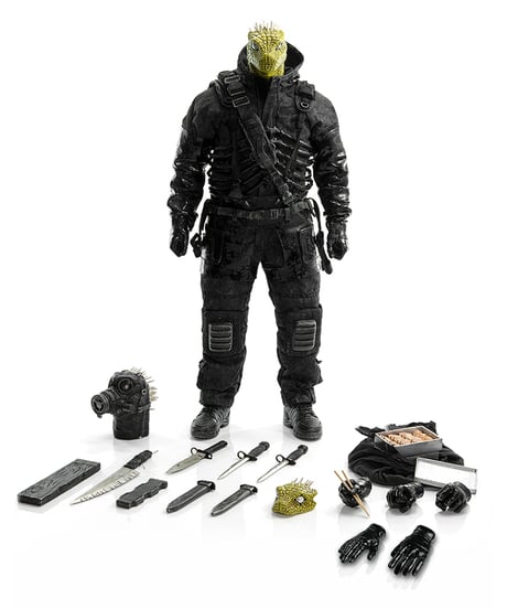 ドロヘドロ　1/6 カイマン / 1/6 心　全２種　塗装済み可動フィギュア　［threezero］