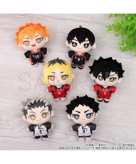 ハイキュー!! ぬいパル（ぬいぐるみ）／日向翔陽/影山飛雄/孤爪研磨/黒尾鉄朗/木兎光太郎/赤葦京治　全６種　[ムービック]