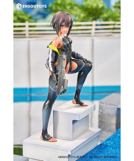 『ARMS NOTE』 水泳部の部長ちゃん　1/7スケール　プラスチック製塗装済み完成品