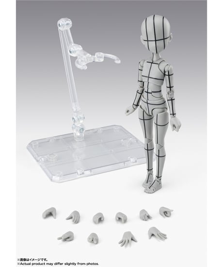 【予約】【送料無料】S.H.Figuarts ボディちゃん -杉森建- Edition-ワイヤーフレーム-(Gray Color Ver.)　［バンダイ］　【8月発売予定】