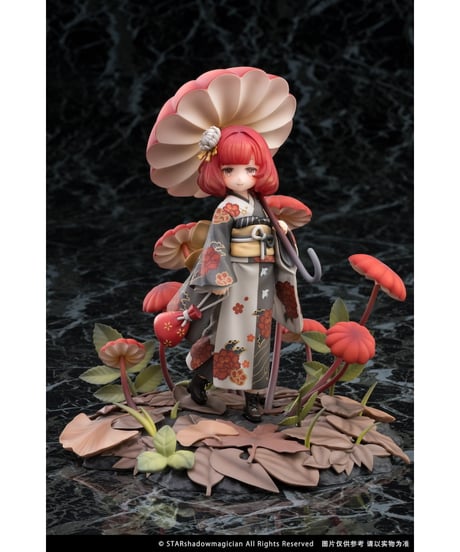 【予約】マッシュルームガールズシリーズ No.6 ハエマトケファルスタケ 1/1 完成品フィギュア　［Reverse Studio］
