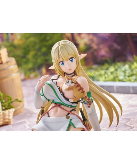 【予約】1/7スケールフィギュア　Sランクモンスターの《ベヒーモス》だけど、猫と間違われてエルフ娘の騎士（ペット）として暮らしてます「アリア＆タマ」　［アリスグリント］