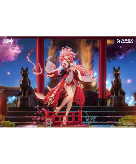 【予約】原神 八重神子・浮世笑百姿Ver.　1/7スケール　塗装済み完成品　［APEX-TOYS］