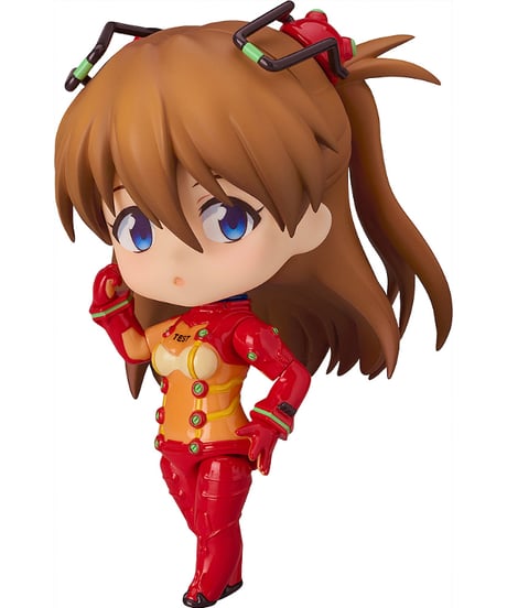 ねんどろいど  式波・アスカ・ラングレー テストスーツVer.　塗装済み可動フィギュア　ヱヴァンゲリヲン新劇場版：破　［グッドスマイルカンパニー］