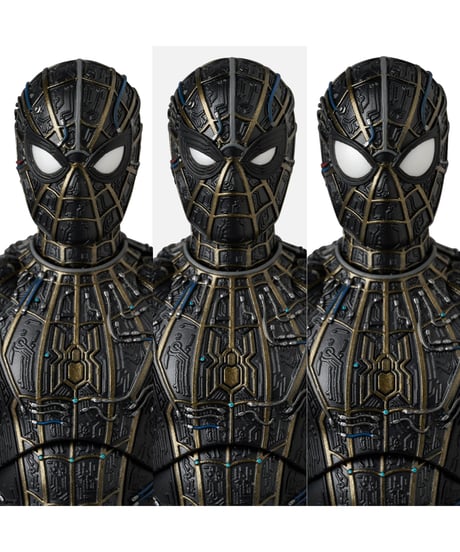 【予約】マフェックス No.308 MAFEX SPIDER-MAN BLACK & GOLD SUIT　［メディコム・トイ］