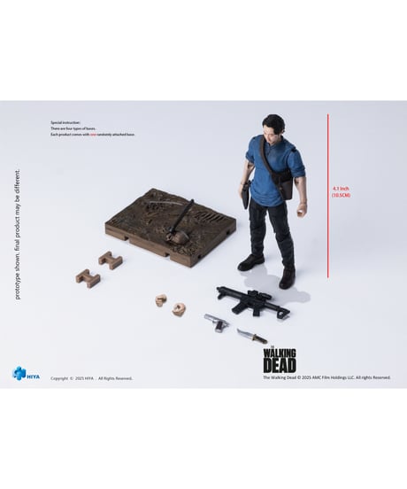 【予約】ウォーキング・デッド 1/18 アクションフィギュア グレン　[コトブキヤ]