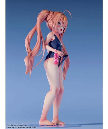 ぴよ寺むちゃ「るりちゃん」すくみずきゅっver. 1/5スケール塗装済み完成品フィギュア