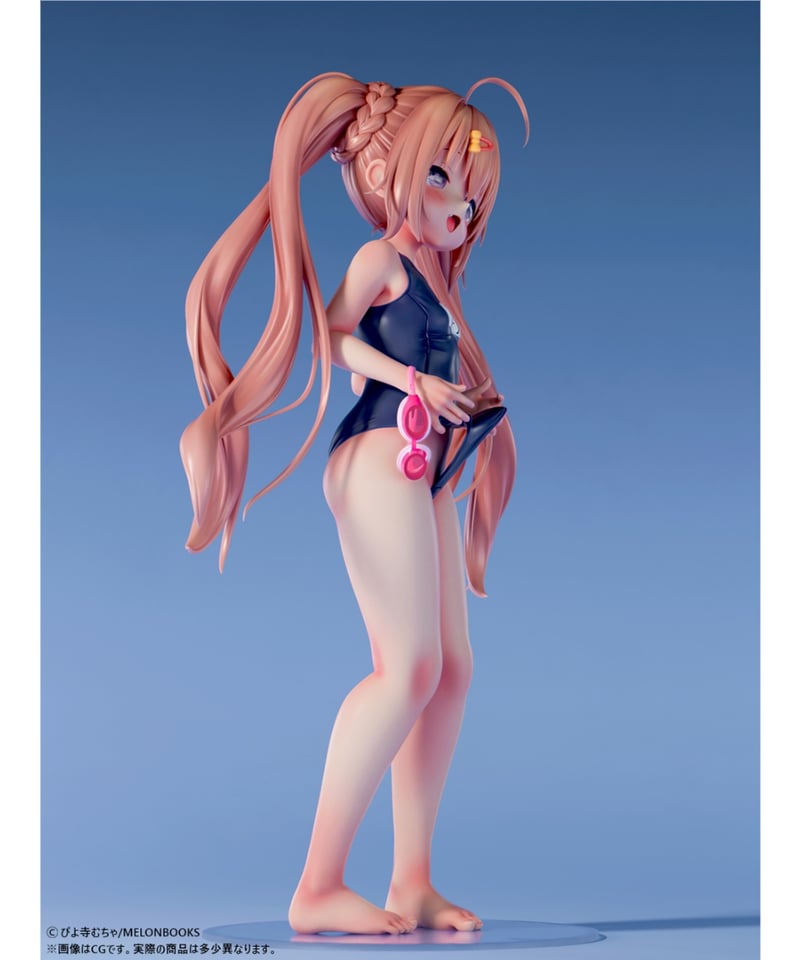 ぴよ寺むちゃ「るりちゃん」すくみずきゅっver. 1/5スケール塗装済み