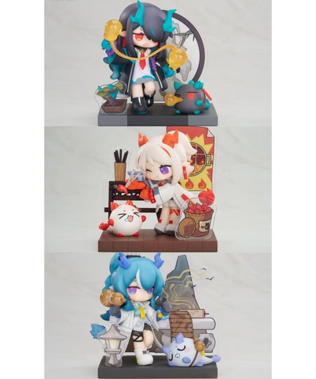 アークナイツ デザートはいかがですか？ミニシリーズ 炎国特別篇 シー/リィン/ニェン　全３種　塗装済み完成品　［APEX-TOYS］