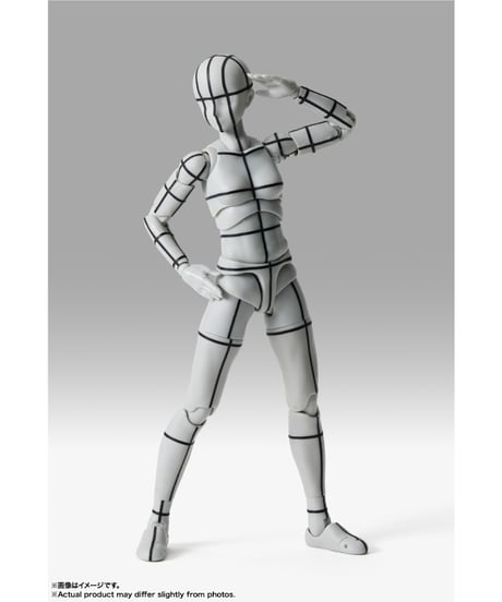【送料無料】S.H.Figuarts ボディちゃん -スポーツ- Edition -ワイヤーフレーム-(Gray Color Ver.)