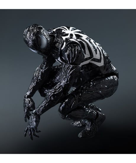 【予約】DLX スパイダーマン シンビオート・スーツ（ピーター・パーカー）通常版　1/12スケール　塗装済み可動フィギュア　Marvel's Spider-Man 2　［threezero］