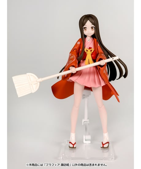 【予約】プラスチックキット「プラフィア　諏訪姫（ミニフィギュア同梱セット）」　[PLUM]
