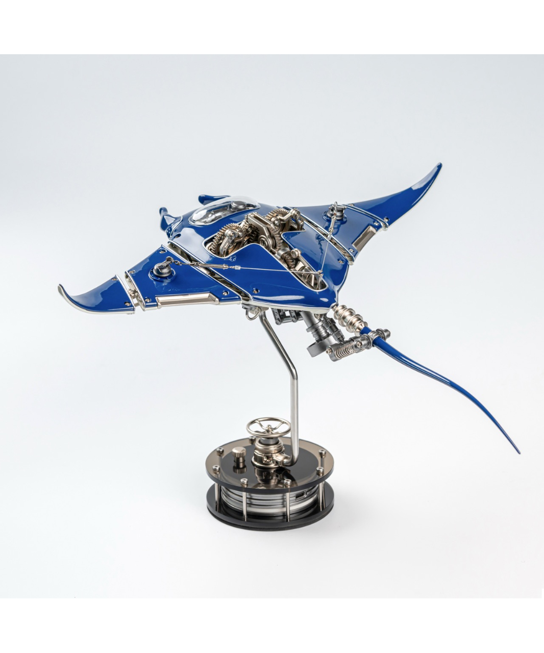JX極械海神計画 01 3Dメタルパズル メカマンタ ブルー 取り寄せ】【送料無料】極械海神計画 メカマンタ 機械式 3Dメタル