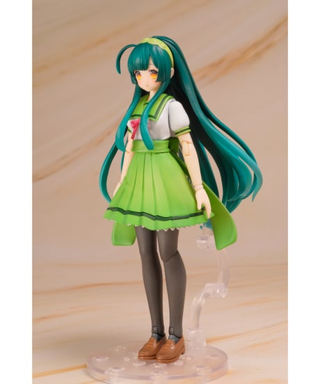 プラフィア 東北ずん子(ミニフィギュア同梱セット）　東北ずん子・ずんだもんプロジェクト　1/12　プラスチックキット