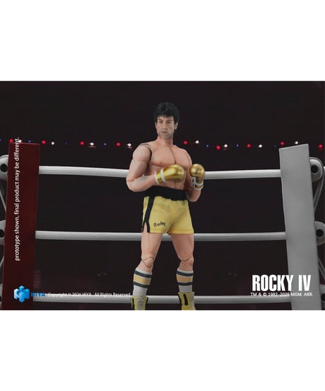 【予約】ロッキー3 1/12 アクションフィギュア ロッキー・バルボア（ボクサー版）　［ハイヤトイズ］