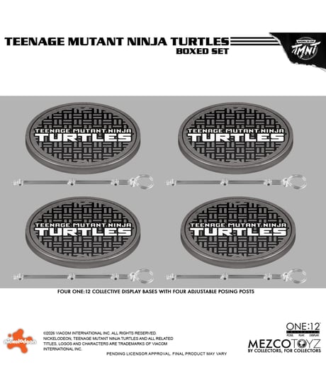 【予約】ワン12コレクティブ/ TMNT ティーンエイジ・ミュータント・ニンジャ・タートルズ: タートルズ 1/12 アクションフィギュア ボックスセット リダックス・オブ・オリジナル ver