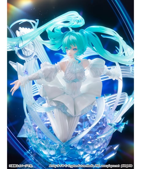 【予約】初音ミク-Crystal Dress Ver.-　 1/7スケール　PVC製塗装済み完成品　［CyberZ］