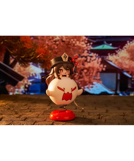 原神 胡桃 ちびキャラゆらゆらスタンド（再販）　PVC＆ABS製塗装済み完成品　［APEX-TOYS］