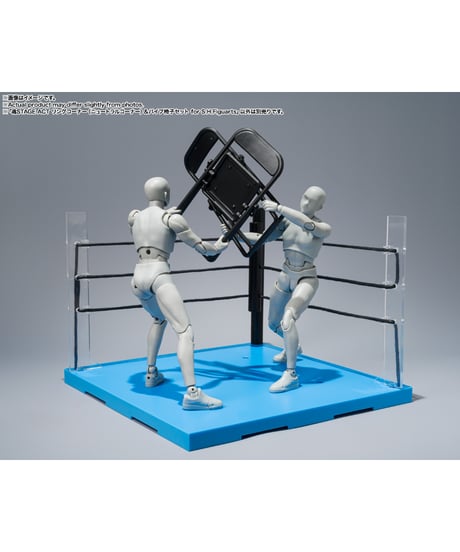魂STAGE ACT リングコーナー（ニュートラルコーナー）＆パイプ椅子セット for S.H.Figuarts　［バンダイ］