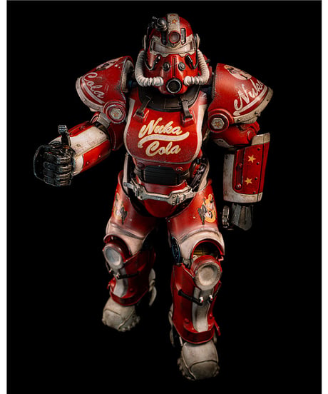 Fallout (フォールアウト)　1/6 T-51 ヌカコーラ・パワーアーマー　塗装済み可動フィギュア