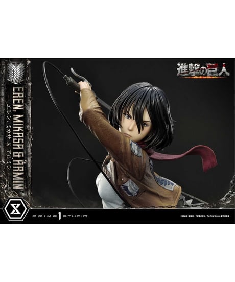 【送料無料】アルティメットプレミアムマスターライン 進撃の巨人 エレン・ミカサ・アルミン　[プライム1スタジオ]