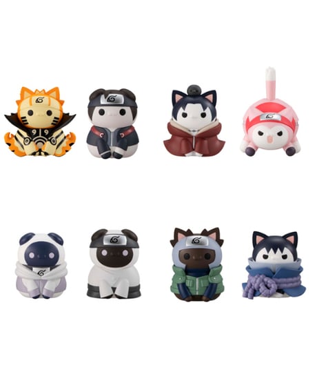 MEGA CAT PROJECT NARUTO-ナルト- 疾風伝 ニャルト！　開戦！第四次忍界大戦編【再販】　８個入り１BOX 彩色済みフィギュア