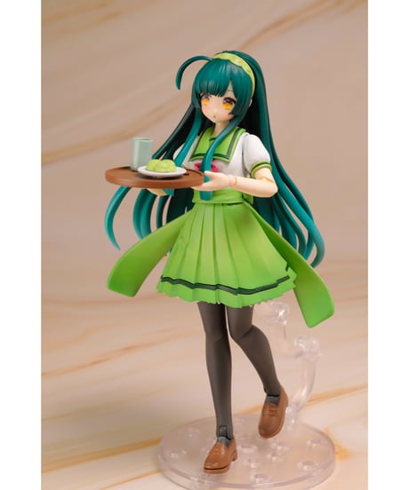 プラフィア 東北ずん子(ミニフィギュア同梱セット）　東北ずん子・ずんだもんプロジェクト　1/12　プラスチックキット