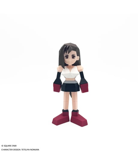 【予約】FINAL FANTASYVII ポリゴンソフビ ティファ・ロックハート　［スクウェア・エニックス］