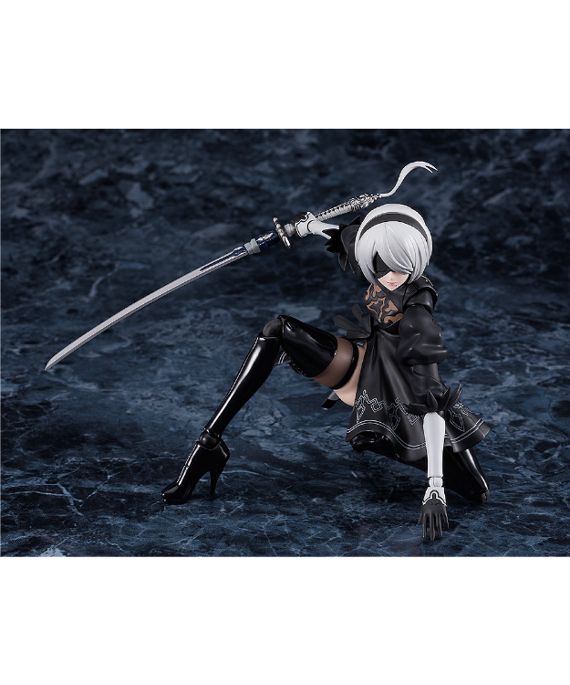 NieR:Automata Ver1.1a figma 2B（ヨルハ二号B型） 塗装済み可動フ