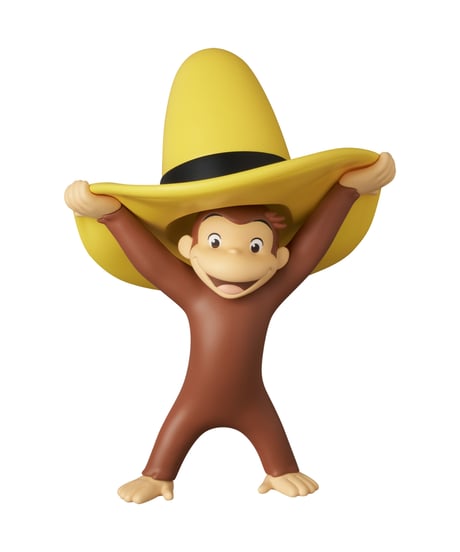 【予約】【送料無料】ウルトラディテールフィギュア No.952 UDF Curious George Curious George w/ Hat　［メディコム・トイ］