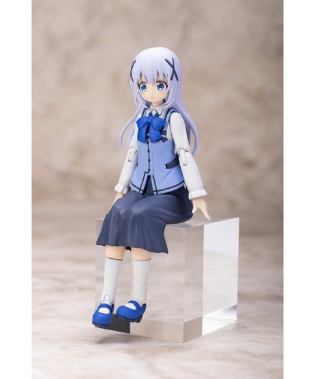 【予約】プラスチックキット「プラフィア　チノ」　ご注文はうさぎですか？ BLOOM　[PLUM]