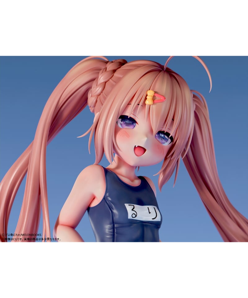 ぴよ寺むちゃ「るりちゃん」すくみずきゅっver. 1/5スケール塗装済み