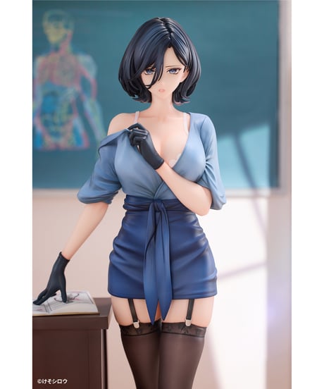 唐突に脱ぎだす天然美術教師 瑠美 illustration by けそシロウ 1/6 完成品フィギュア