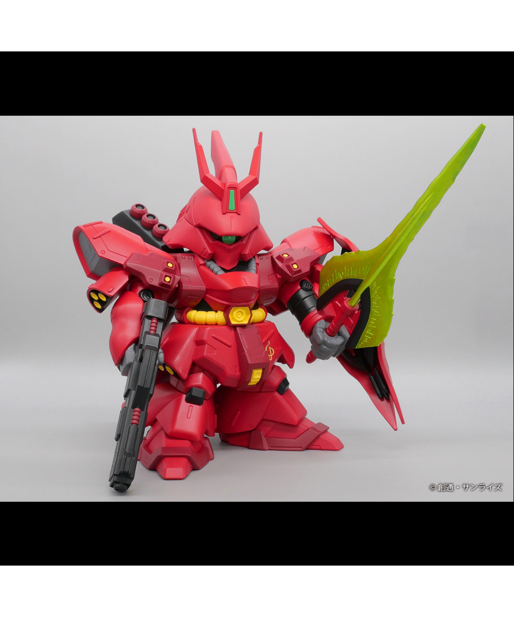ジャンボソフビ SD RX-93 SDvガンダムSD MSN-04 サザビー ジャンボソフビフィギュアSD MSN-04 サザビー-SDガンダム