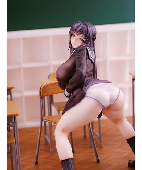 【予約】宮前詩帆 放課後バック illustration by 弱電波(健全Ver.)　1/6　PVC塗装済み完成品　［ダイキ工業］