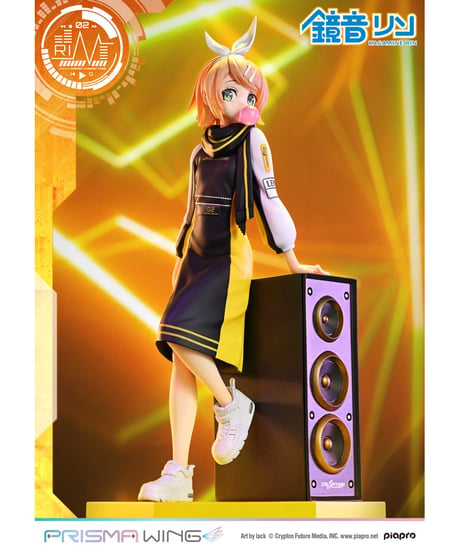 PRISMA WING ピアプロキャラクターズ  鏡音リン "Art by lack"   1/7スケール完成品フィギュア