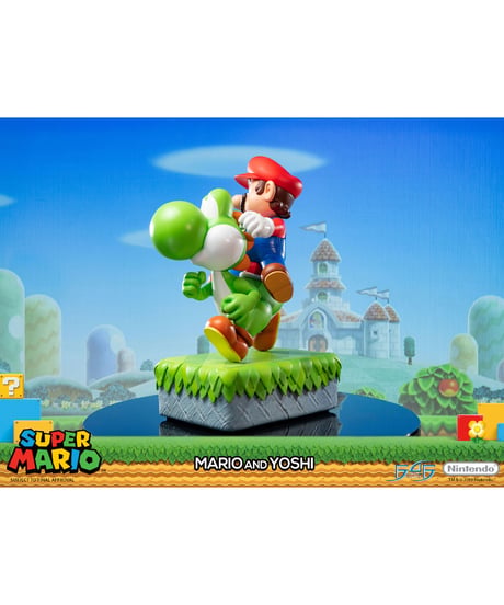 【予約】スーパーマリオシリーズ/ マリオ＆ヨッシー スタチュー　［ファースト4フィギュア］