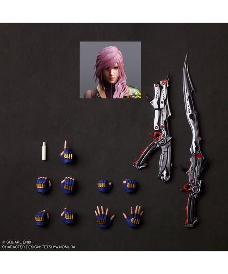 ファイナルファンタジーXⅢ PLAY ARTS真 ライトニング　［スクウェア・エニックス］