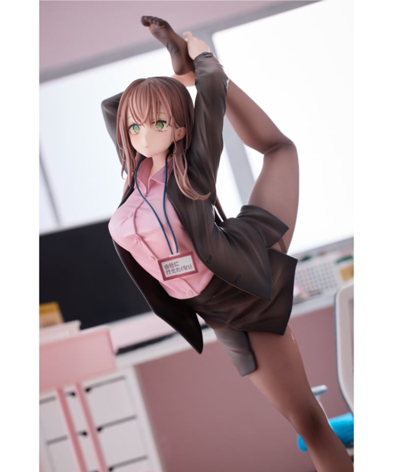 意外と体が柔らかい会社に行きたくないOLちゃん ピンクVer. 1/6 完成品