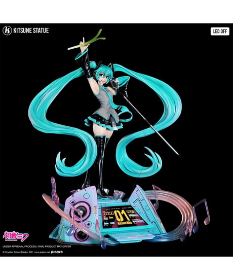 【予約】キャラクター・ボーカル・シリーズ01 初音ミク/ 初音ミク designed by KITSUNE STUDIOS 1/6 スタチュー　[ピュアアーツ]