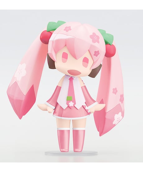 HELLO! GOOD SMILE 桜ミク　キャラクター・ボーカル・シリーズ01 初音ミク　塗装済み可動フィギュア